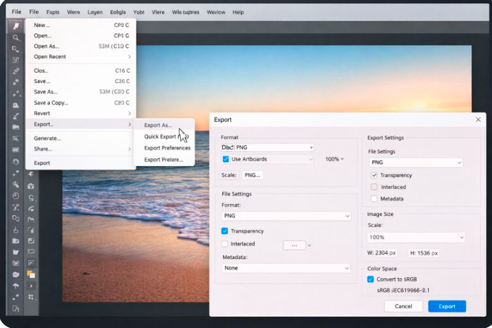 How to Convert CDR to PS 4 image