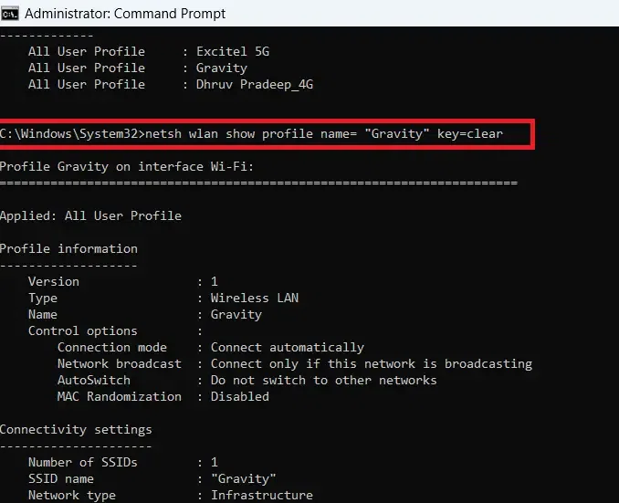 How to Find the Wi-Fi Password Using CMD in Windows - GeeksforGeeks