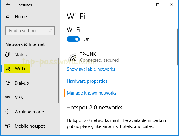 How to Forget a WiFi Network Saved in Windows 10 Password Recovery ...