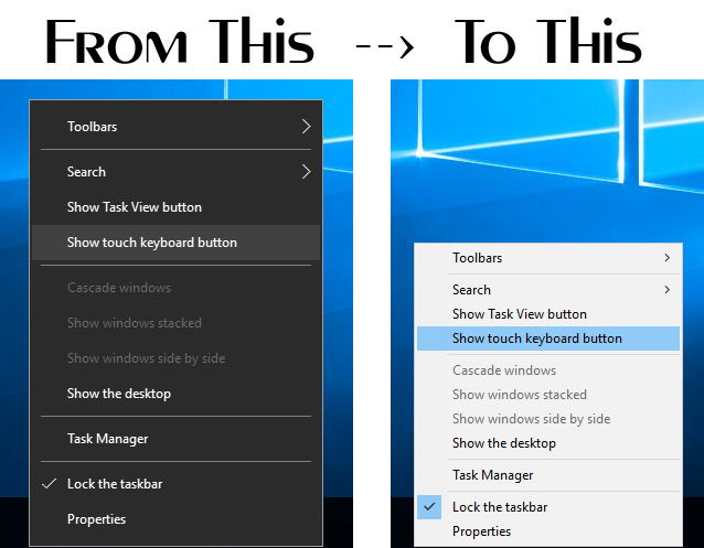 Windows 10 Taskbar Context Menu Tweaker by Vishal-Gupta on DeviantArt