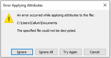 File Explorer Encryption Removal - Microsoft Q&A