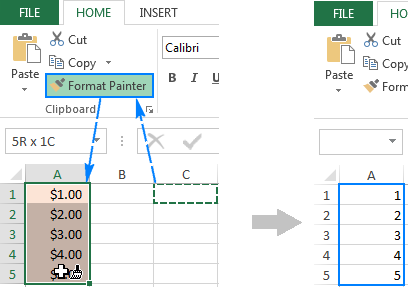 Clear formatting in Excel: how to remove all formats in a cell