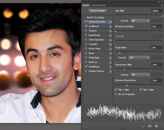 How to Create Facial Hair in Photoshop with Grass Brush Tool?