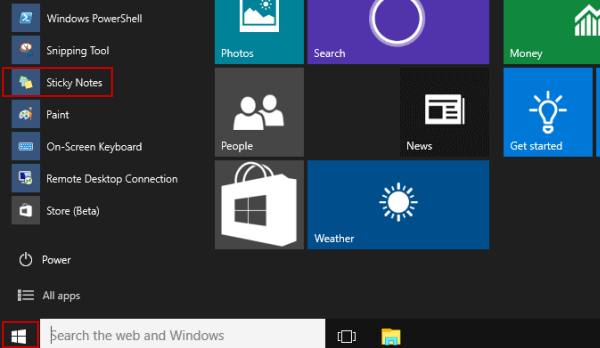 5 Ways to Turn on Sticky Notes in Windows 10