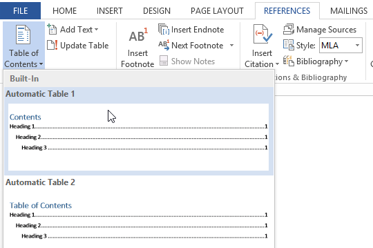 Word Tips: How to Create a Table of Contents in Word