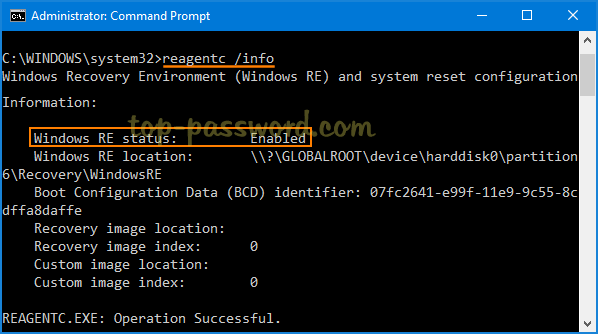 Enable or Disable Windows Recovery Environment (WinRE) in Windows ...