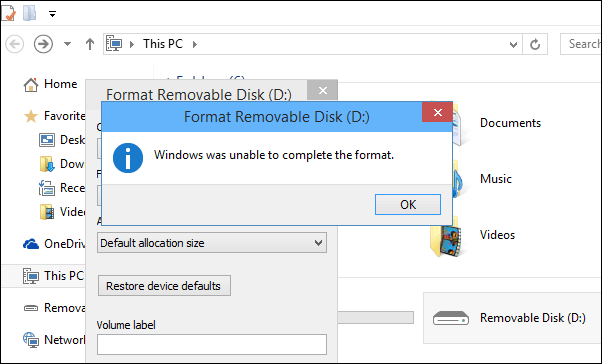 Fixed: Windows cannot Format USB in Windows 11, 10, 8, 7