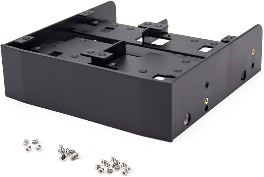 Amazon.com: Zyyini 2.5in 3.5in HDD SSD to 5.25 Floppy Drive Bay ...