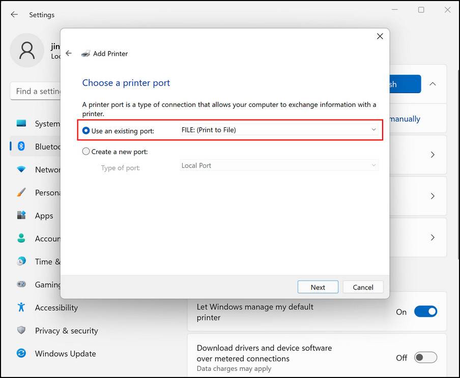 How to Fix Shared Printer Error 0x00000040 on Windows 11 2 How to Add Wired and Wireless Printers to Windows 11