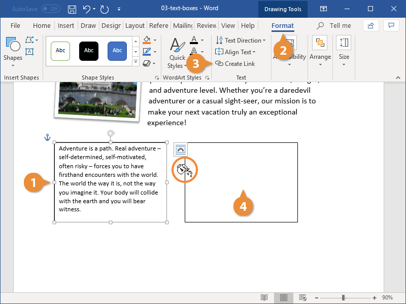 How to Insert Text Box in Word | CustomGuide