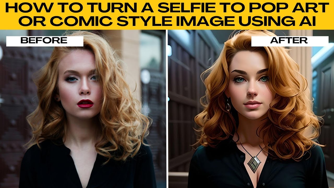How to Turn Photos into Comic Book Art with Photoshop 7 How to Turn Your Selfie Into a Comic Book Character Using AI | Easy POP ART Effect with AI