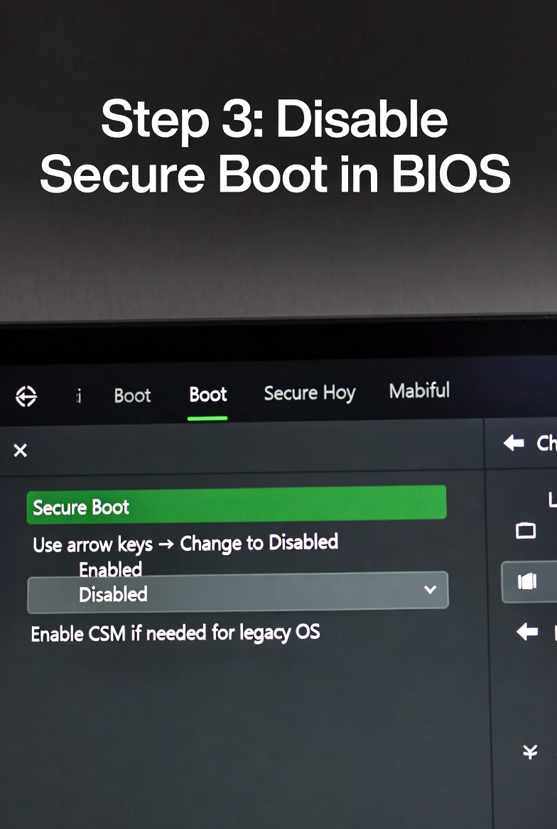 How to Disable Secure Boot in BIOS/UEFI: Step-by-Step Guide with Pictures (2026) 4 image 8
